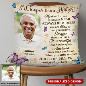 A Whisper From Heaven - Personalized Pillow