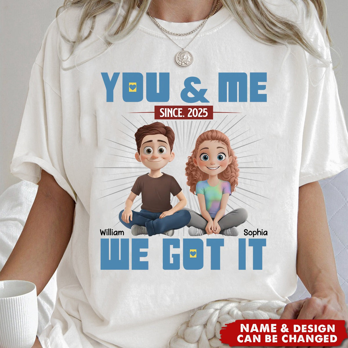 You're My Happily Ever After - Couple Personalized T-shirt