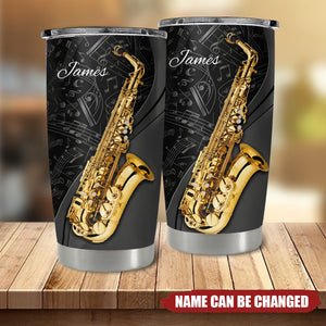 Personalized Saxophone Tumbler Jazz Saxophone Instrument Music